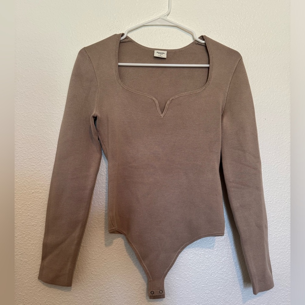 NEW Abercrombie and Fitch Sweetheart Sweater Bodysuit